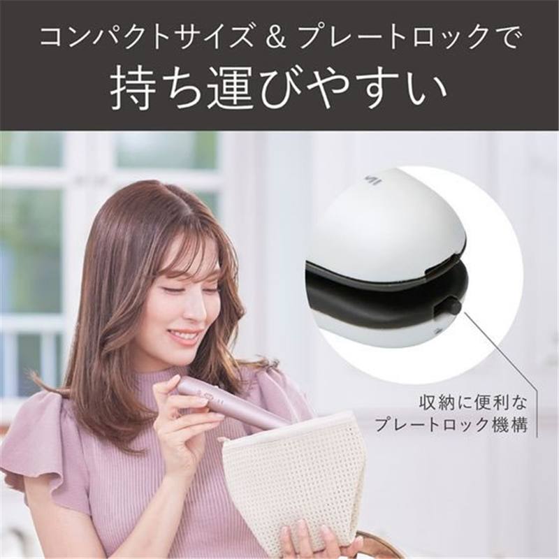 KOIZUMI コードレスストレートアイロン 18mm ホワイト KHS8660W 1台（ご注文単位1台）【直送品】