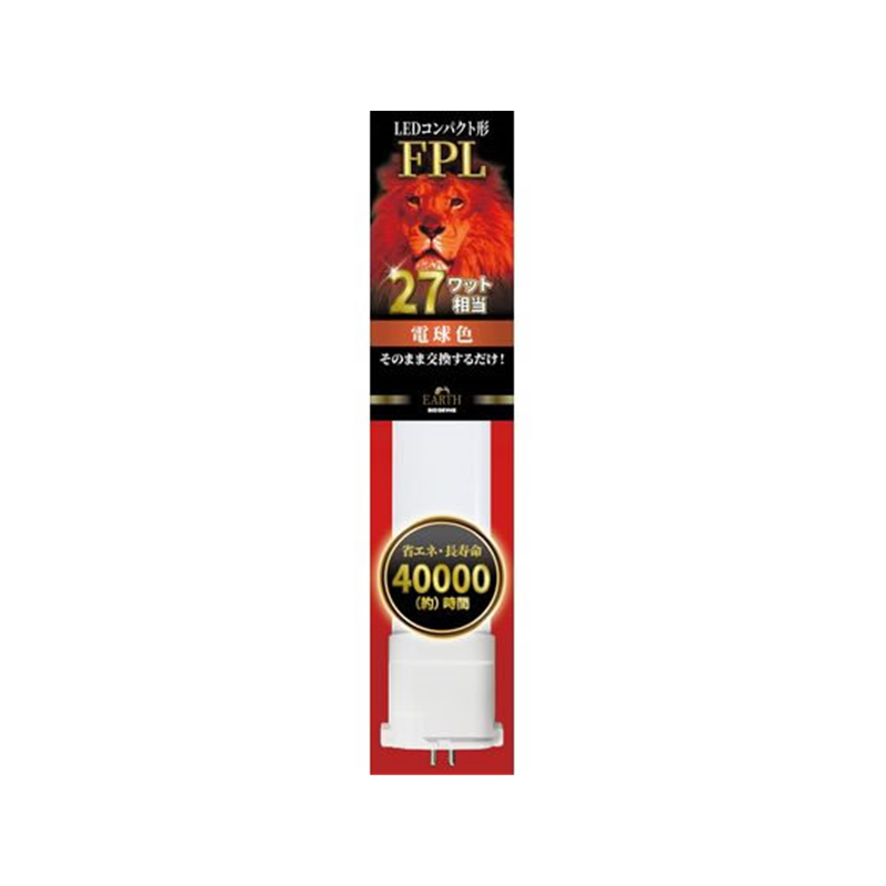 エコデバイス LEDコンパクト形 FPL27W相当 電球色 EFPL27LED-W 1本（ご注文単位1本）【直送品】