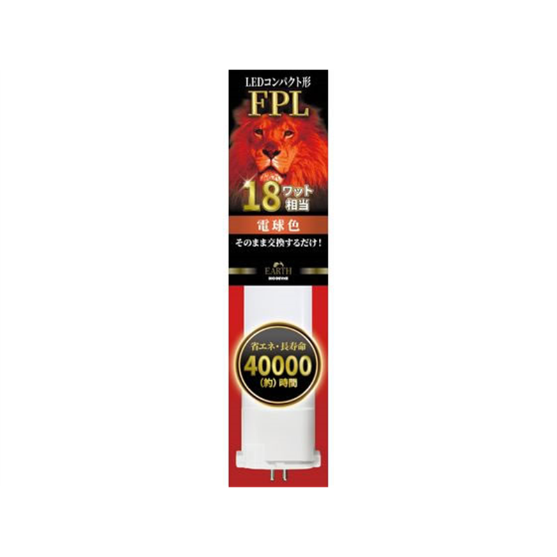 エコデバイス LEDコンパクト形 FPL18W相当 電球色 EFPL18LED-W 1本（ご注文単位1本）【直送品】
