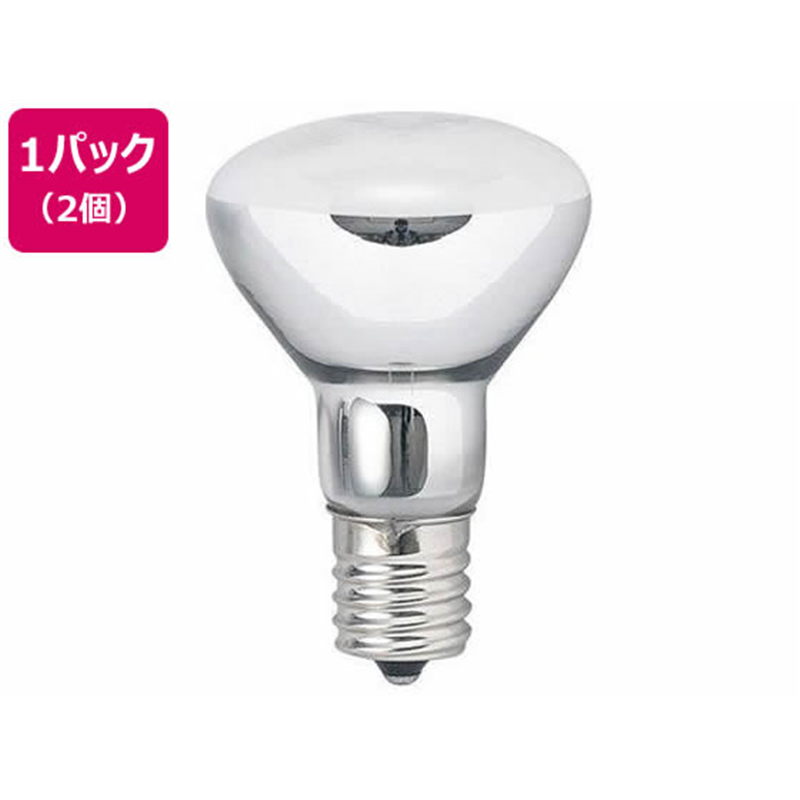 ヤザワ ミニレフ球 40W 2個 R4517402P 1パック（ご注文単位1パック）【直送品】