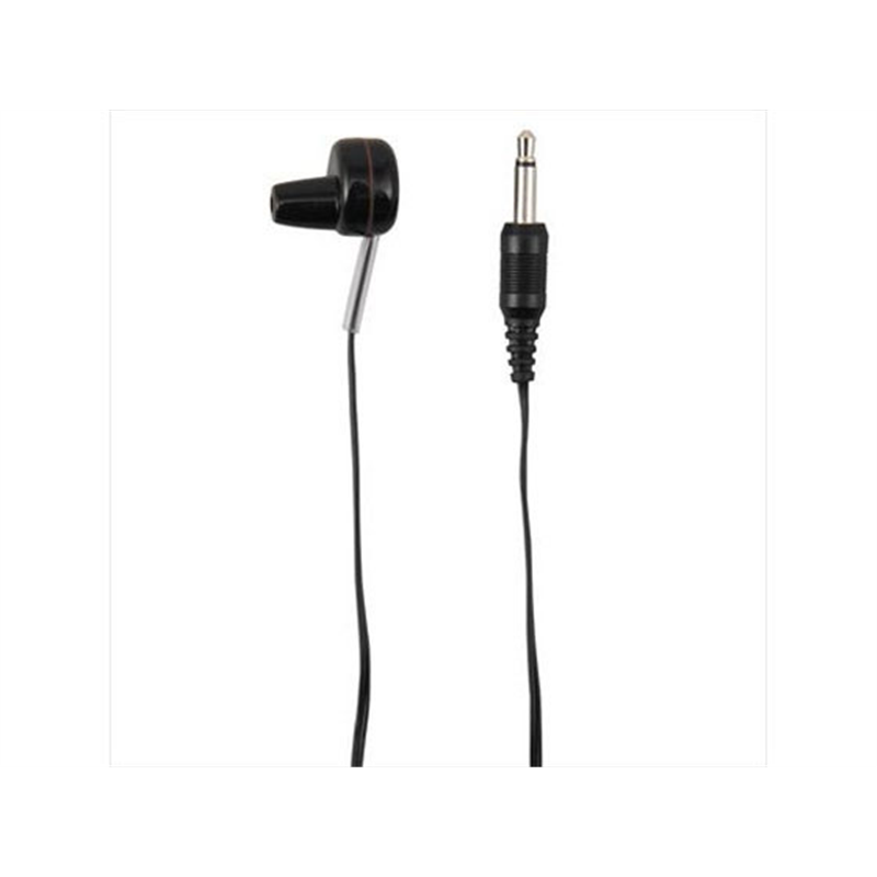 ヤザワ ELP突起型モノラルイヤホン ブラック 3m TR103BK 1個（ご注文単位1個）【直送品】