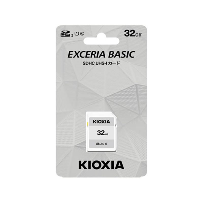 キオクシア SDメモリカード EXCERIA BASIC 32GB KCA-SD032GS 1個（ご注文単位1個）【直送品】
