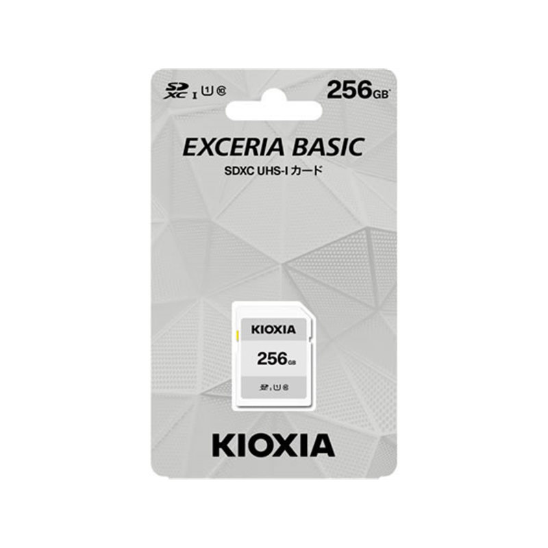 キオクシア SDメモリカード EXCERIA BASIC 256GB KCA-SD256GS 1個（ご注文単位1個）【直送品】