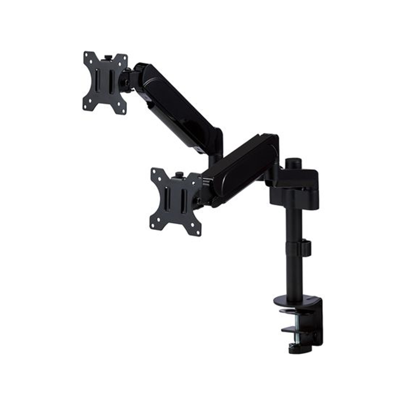 エレコム モニターアーム デュアル 支柱 DPA-DS07BK 1個（ご注文単位1個）【直送品】