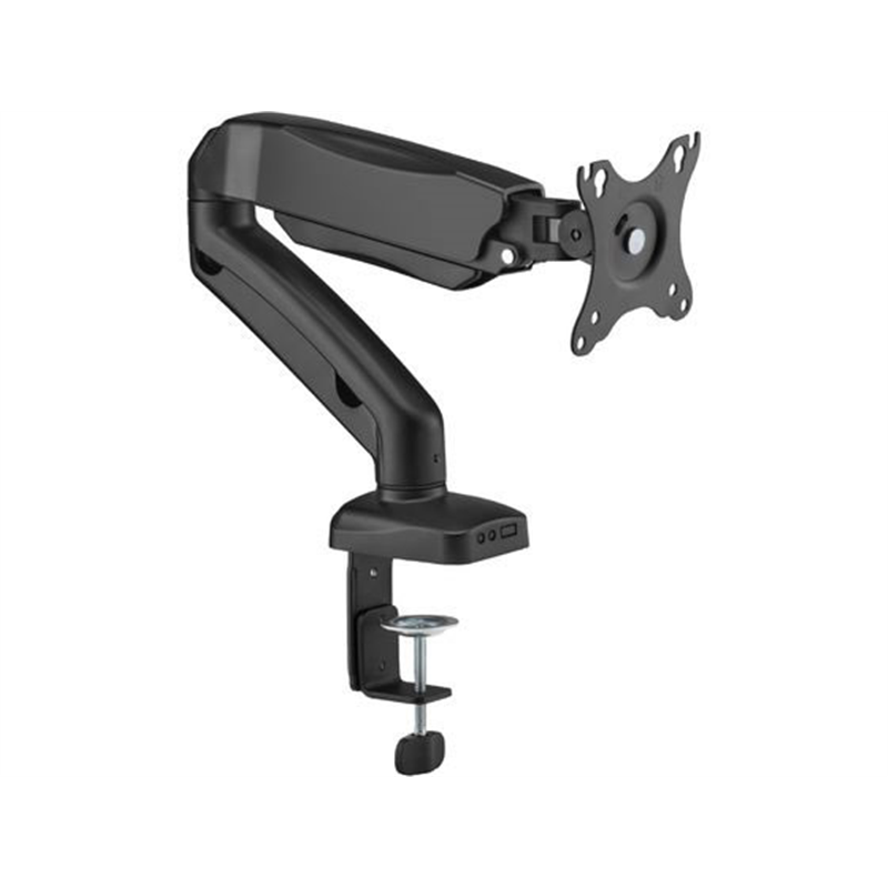 キングジム モニターアーム 1面3軸タイプ N ARM130N-BK 1台（ご注文単位1台）【直送品】