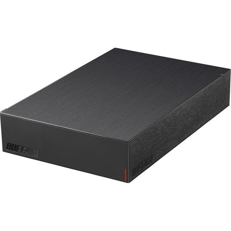 バッファロー USB3.2外付けHDD 4TB ブラック HD-LE4U3-BB 1台（ご注文単位1台）【直送品】