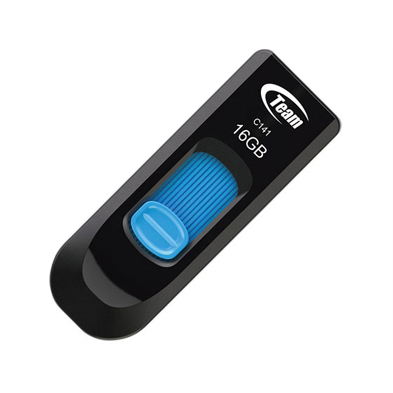 TEAM スライド式USBメモリ 16GB TC14116GL01 1個（ご注文単位1個）【直送品】