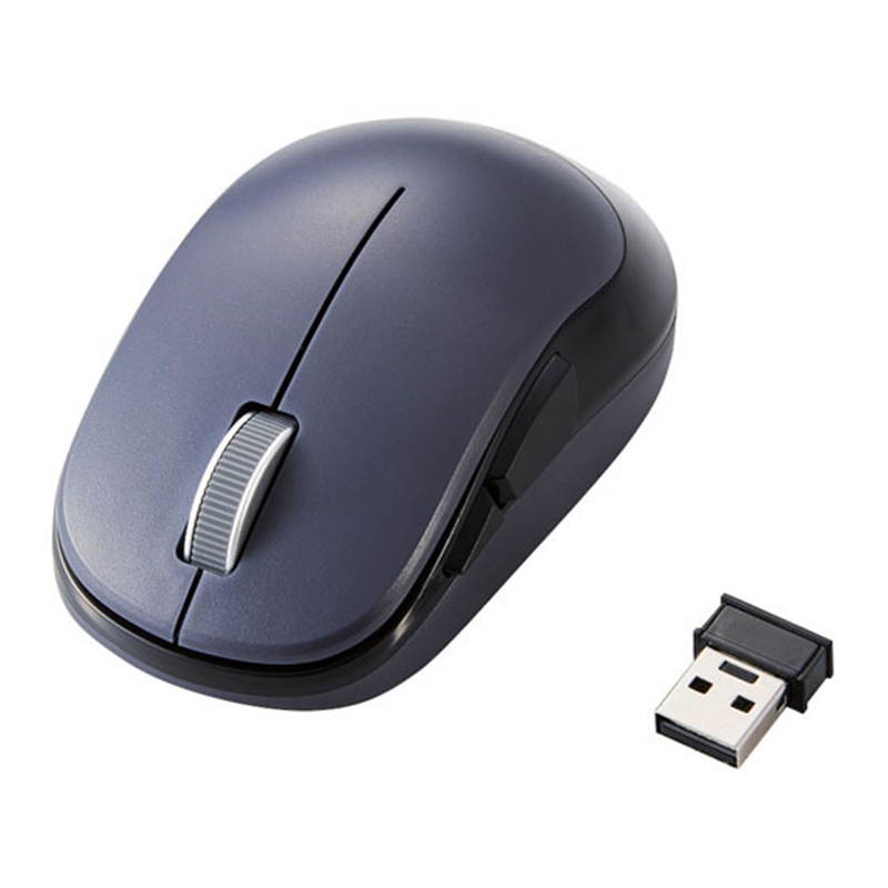 エレコム BlueLEDマウス 無線 5ボタン ブラック M-DY13DBBK 1個（ご注文単位1個）【直送品】
