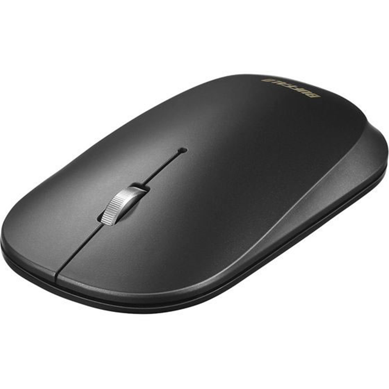 バッファロー 薄型 3ボタン Bluetooth マウス ブラック BSMBB330NBK 1個（ご注文単位1個）【直送品】