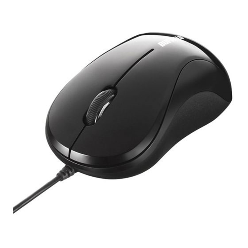 バッファロー 有線 光学式マウス Sサイズ ブラック BSMOU050SBKZ 1個（ご注文単位1個）【直送品】