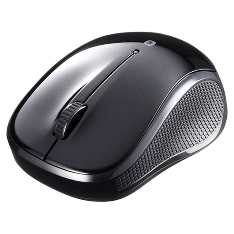 バッファロー Bluetooth BlueLEDマウス 静音3ボタン BSMBB100BK 1個（ご注文単位1個）【直送品】