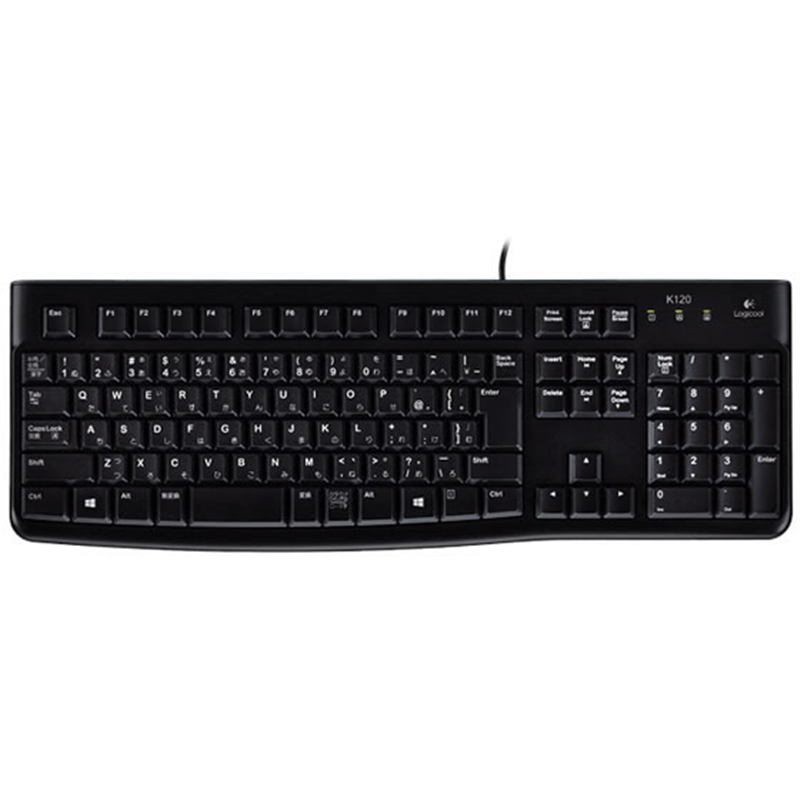 ロジクール 有線キーボード 静音耐水設計 K120 1個（ご注文単位1個）【直送品】