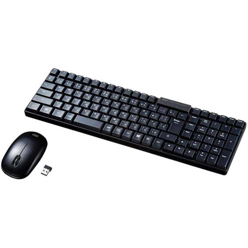 サンワサプライ マウス付きワイヤレスキーボード ブラック  SKB-WL34SETBK 1本（ご注文単位1本）【直送品】