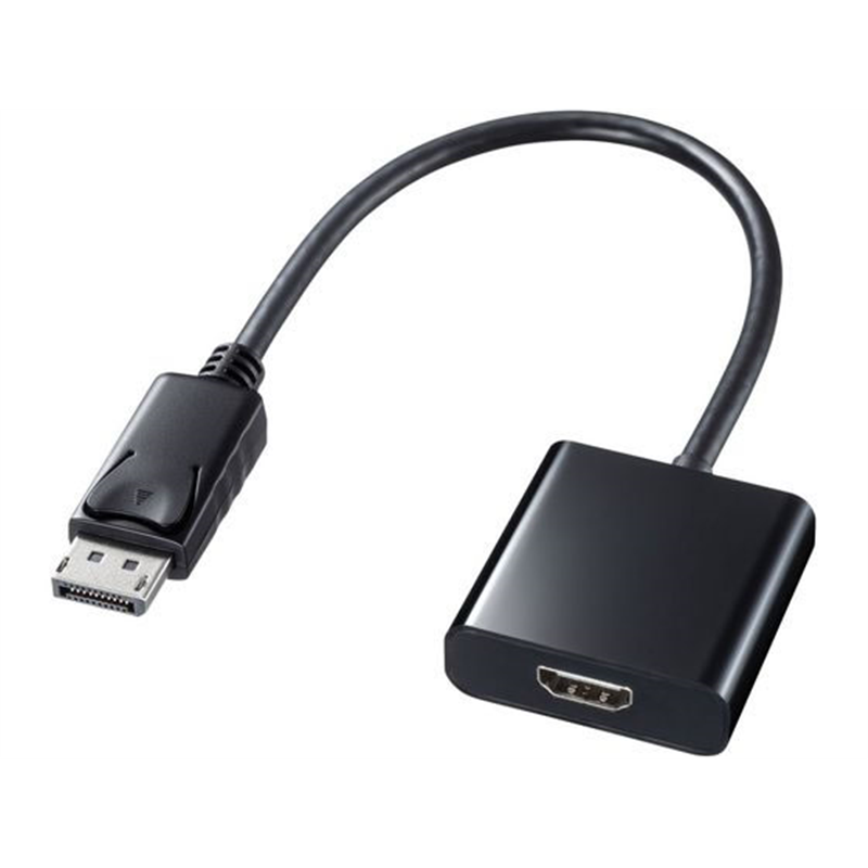 サンワサプライ DisplayPort-HDMI変換アダプタ AD-DPHD04 1個（ご注文単位1個）【直送品】