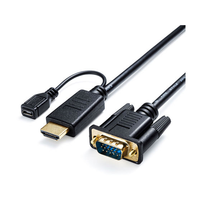サンワサプライ HDMI-VGA変換ケーブル 1m KM-HD24V10 1本(ご注文単位1本)【直送品】