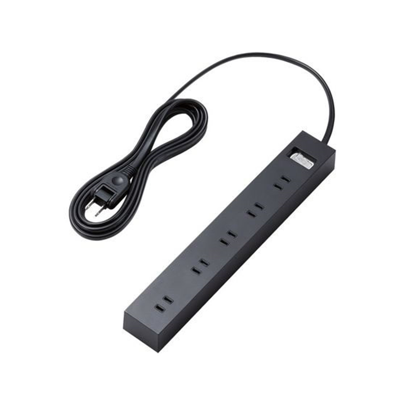 エレコム 延長コード 2P 10個口 3m 一括スイッチ ECT-1530BK 1個（ご注文単位1個）【直送品】