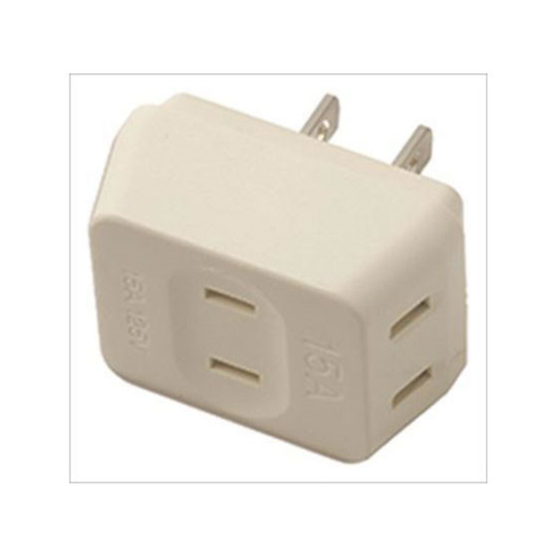 ヤザワ トリプルタップ 3個口 白 耐トラ付 Y02T300WH 1個（ご注文単位1個）【直送品】