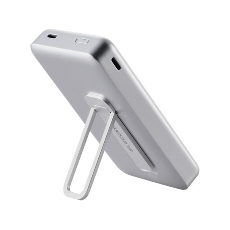 エレコム 無線モバイルバッテリー 10000mAh ホワイト DE-C54-10000WH 1個（ご注文単位1個）【直送品】