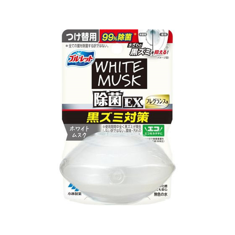 小林製薬 液体ブルーレット 除菌EXフレグランス つけ替 ホワイトムスク 1個（ご注文単位1個）【直送品】