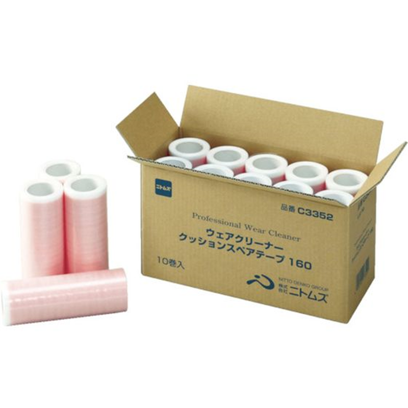 ニトムズ プロフェッショナルウェアクリーナークッションスペア160 (10巻入) C335 1箱（ご注文単位1箱）【直送品】