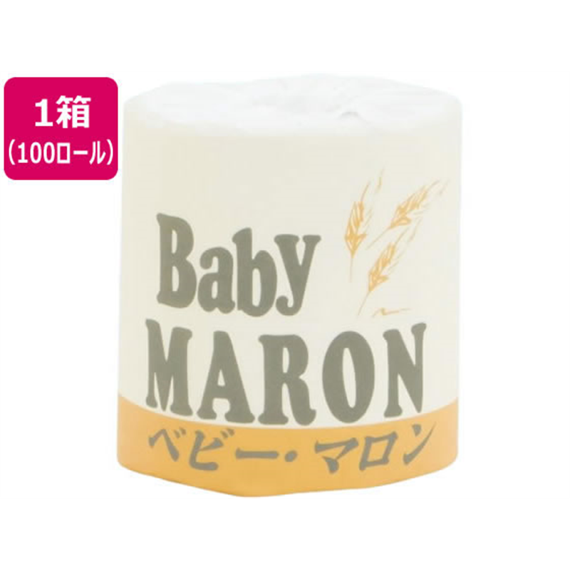 特種東海 トイレットペーパー ベビーマロン シングル 65m 1箱（ご注文単位1箱）【直送品】