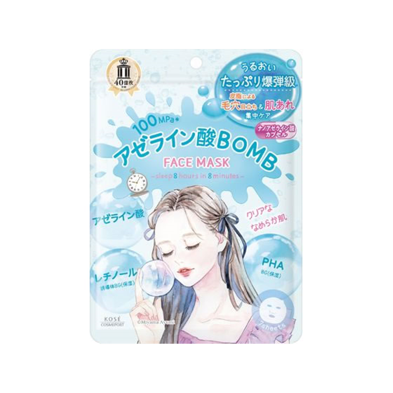 コーセーコスメポート クリアターン アゼライン酸BOMBマスク 7枚 1個（ご注文単位1個）【直送品】