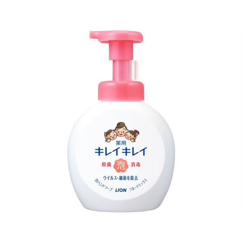 ライオン キレイキレイ 薬用 泡ハンドソープ フルーツミックス 本体大型500mL 1個（ご注文単位1個）【直送品】