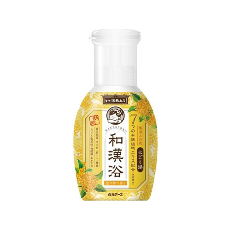白元アース いい湯旅立ち和漢浴 薬用入浴液 金木犀 300mL 1個（ご注文単位1個）【直送品】