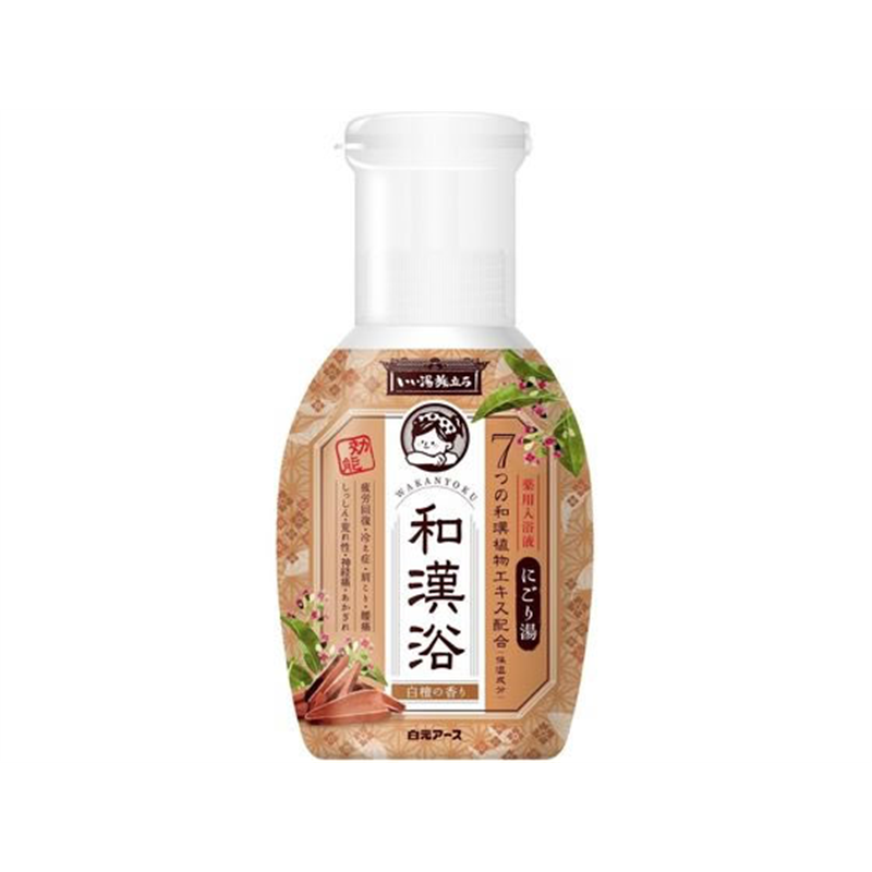 白元アース いい湯旅立ち和漢浴 薬用入浴液 白檀 300mL 1個（ご注文単位1個）【直送品】
