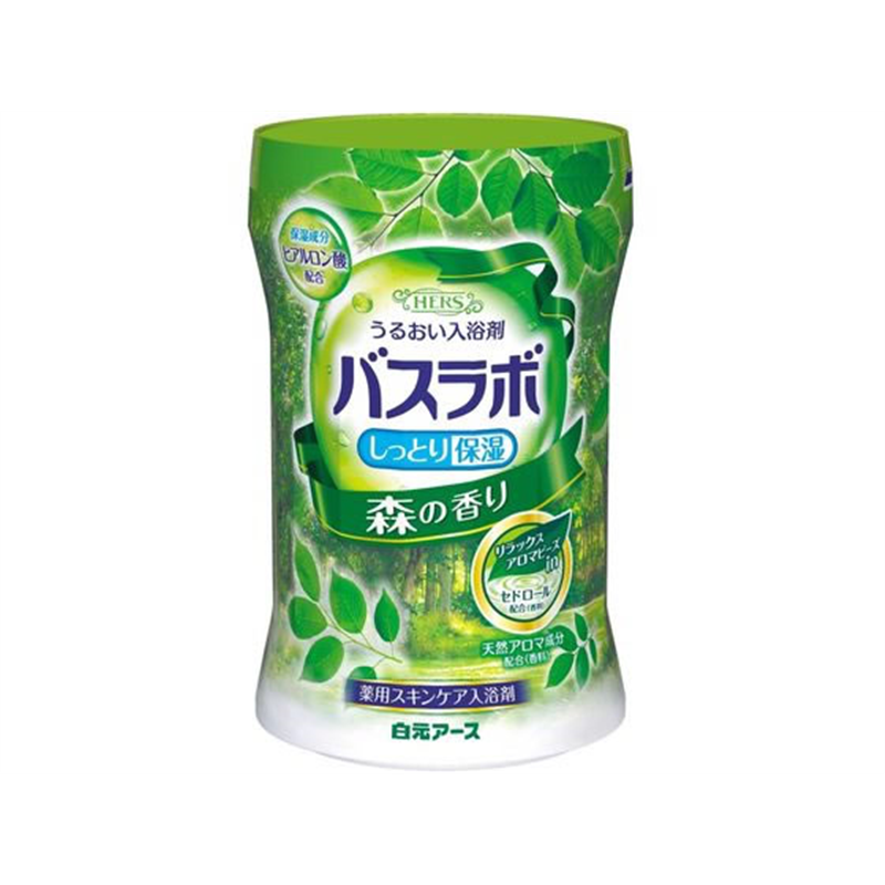 白元アース HERSバスラボボトル 森の香り 540g 1個（ご注文単位1個）【直送品】