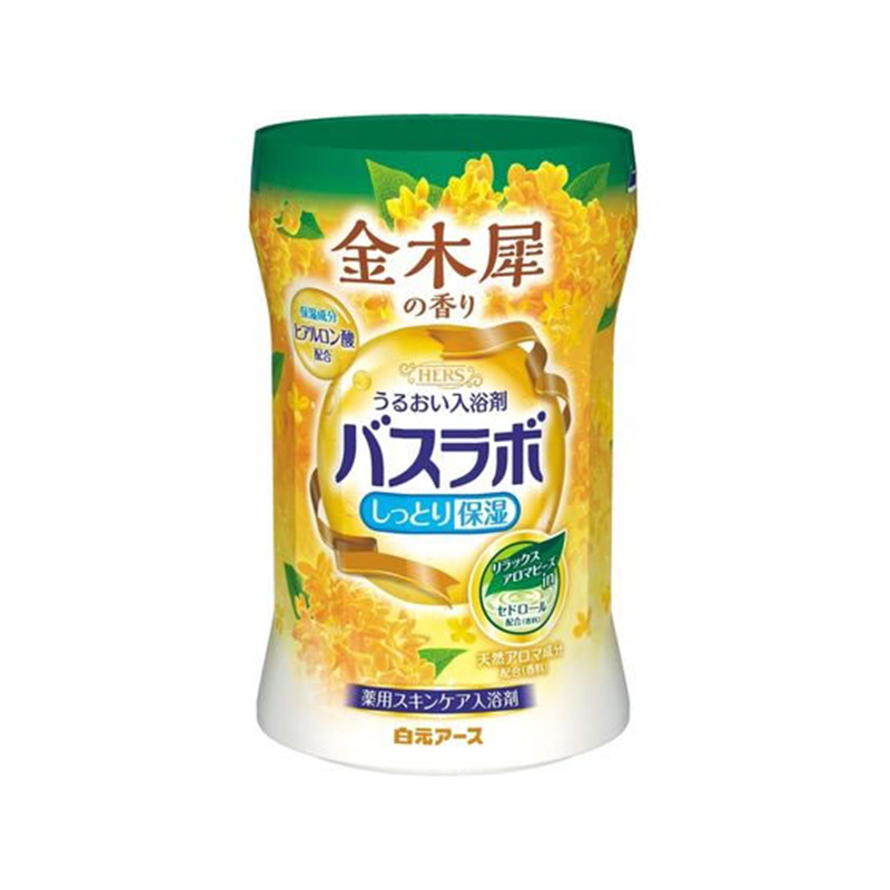 白元アース HERSバスラボボトル 金木犀の香り 540g 1個（ご注文単位1個）【直送品】
