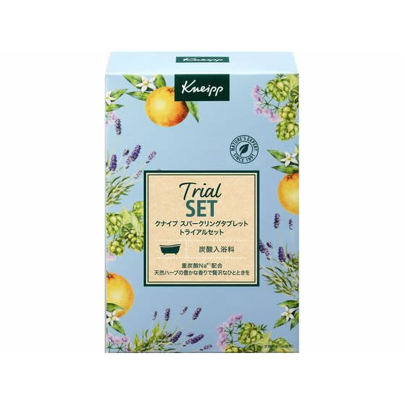 クナイプ スパークリングタブレット トライアル 50g×6錠 1箱（ご注文単位1箱）【直送品】