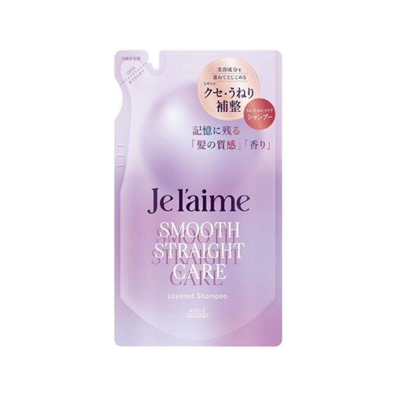 コーセーコスメポート ジュレーム レイヤード シャンプー スムース ストレートケア 詰替 1個（ご注文単位1個）【直送品】
