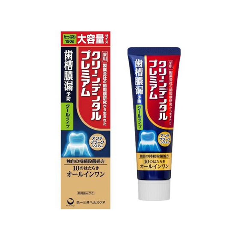 第一三共 クリーンデンタルプレミアムクールタイプ 150g 1個（ご注文単位1個）【直送品】