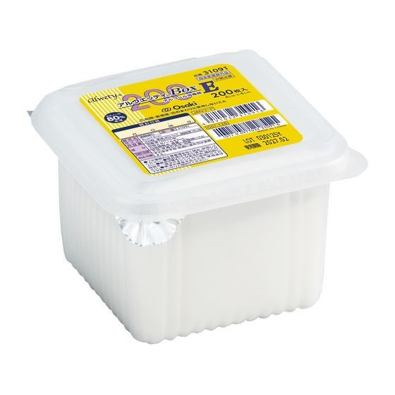 オオサキメディカル アルウエッティ Box-E 31091 200枚 1箱（ご注文単位1箱）【直送品】