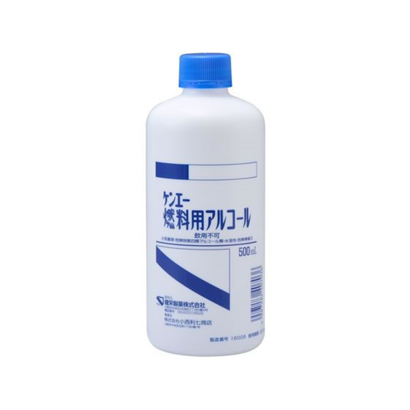 健栄製薬 ケンエー燃料用アルコール 500ml 1箱（ご注文単位1箱）【直送品】