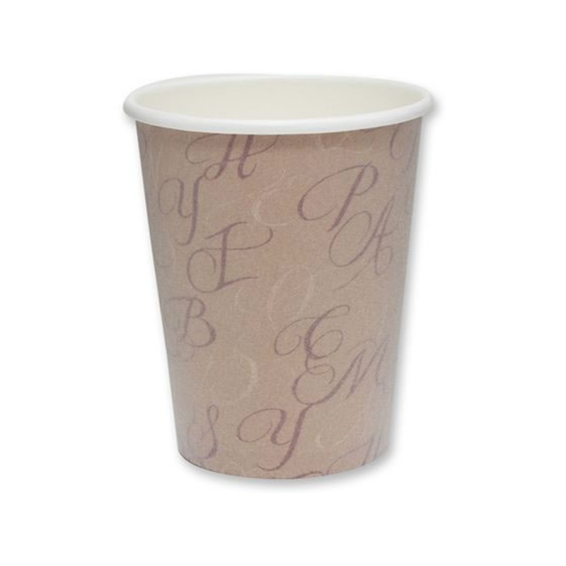 シモジマ ヘイコー発泡断熱カップ 8オンス タイポアート 口径80mm 50個 1パック（ご注文単位1パック）【直送品】