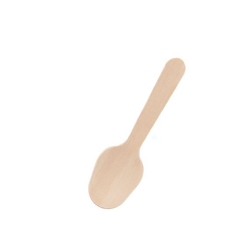 シモジマ 木製スプーン 85mm バラ 100本 4514136 1パック（ご注文単位1パック）【直送品】