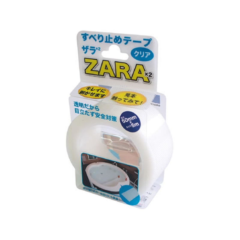 カーボーイ すべり止めテープ ザラザラ クリア 50mm×5m ST-42 1巻（ご注文単位1巻）【直送品】