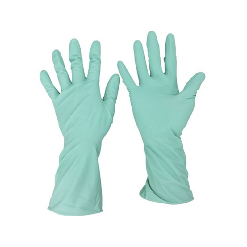 オカモト ふんわりやわらか天然ゴム手袋 グリーン L OK-1-G-L 1双（ご注文単位1双）【直送品】