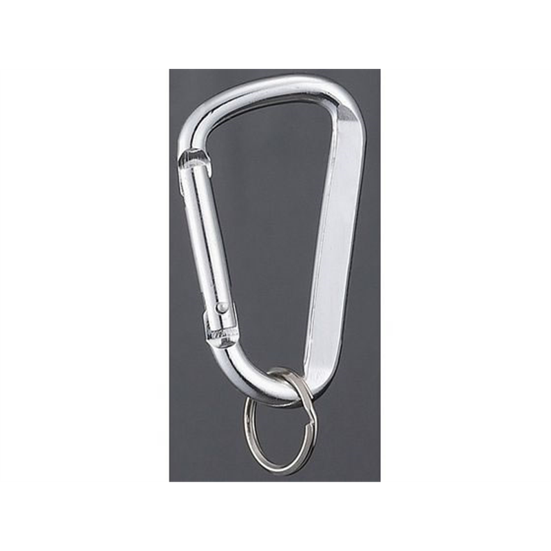 光 アイテック カラビナ 中 60mm シルバー KRA602 1個（ご注文単位1個）【直送品】
