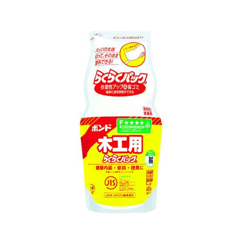 コニシ ボンド木工用 らくらくパック 1kg(ポリ袋) #40168 1個(ご注文単位1個)【直送品】