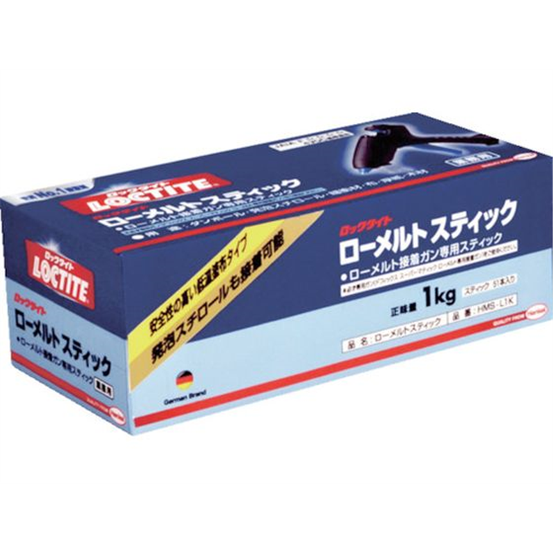 LOCTITE ホットメルトスティック 梱包用 黄褐色 HSK-01K 1箱（ご注文単位1箱）【直送品】