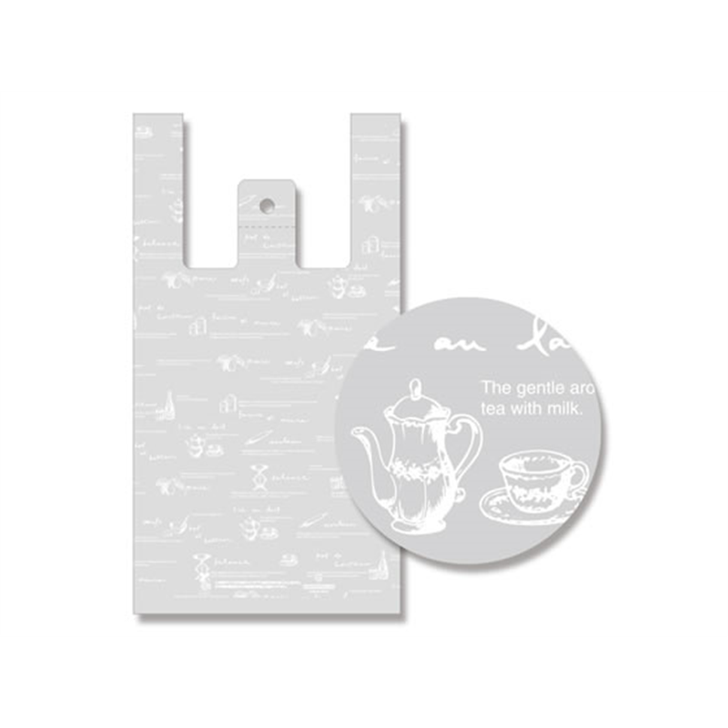 ヘイコー レジ袋 バイオハンドハイパー 半透明 ティータイム M 100枚 1袋（ご注文単位1袋）【直送品】