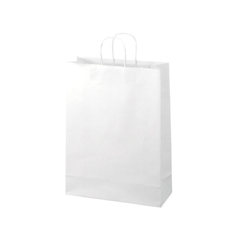 スマートバリュー 手提袋 丸紐 白 特大 50枚 B290J-W 1パック（ご注文単位1パック）【直送品】