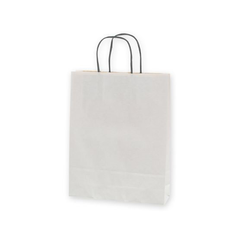 ヘイコー 紙袋 25チャームバッグ MS1 エコデュオWH 50枚 003276851 1束（ご注文単位1束）【直送品】