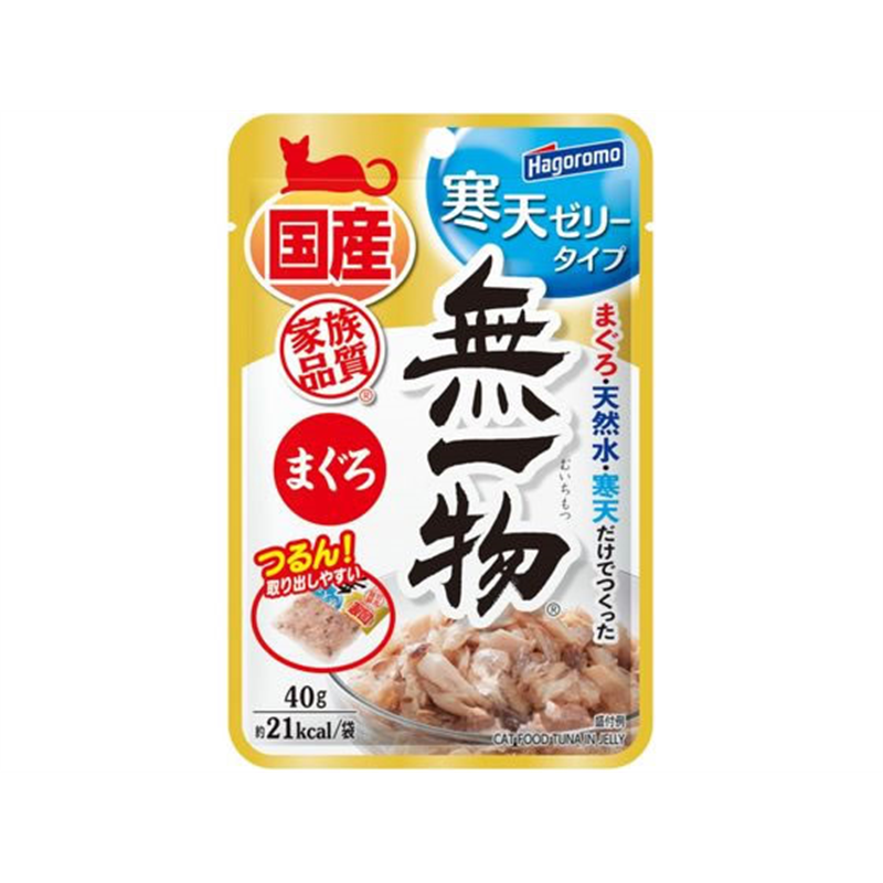 はごろもフーズ 無一物パウチ寒天ゼリーまぐろ 40g 1個（ご注文単位1個）【直送品】