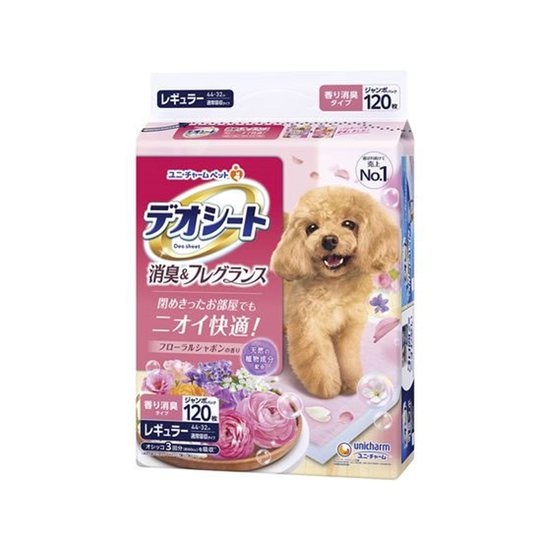 ユニ・チャーム デオシート 消臭 フローラル R 120枚 1個（ご注文単位1個）【直送品】