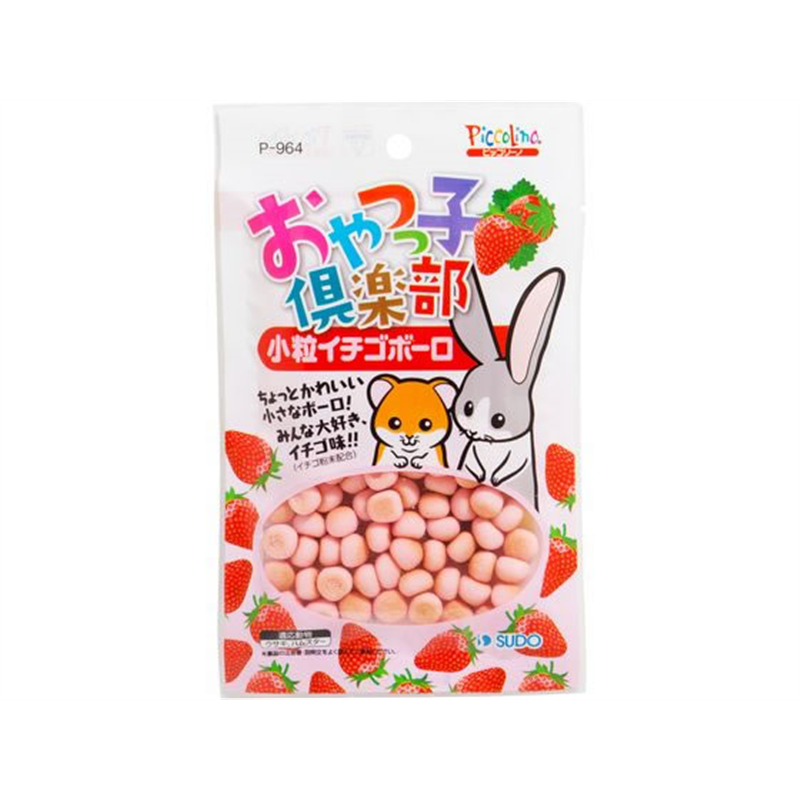 スドー おやつっ子倶楽部 イチゴボーロ 34g 1個（ご注文単位1個）【直送品】