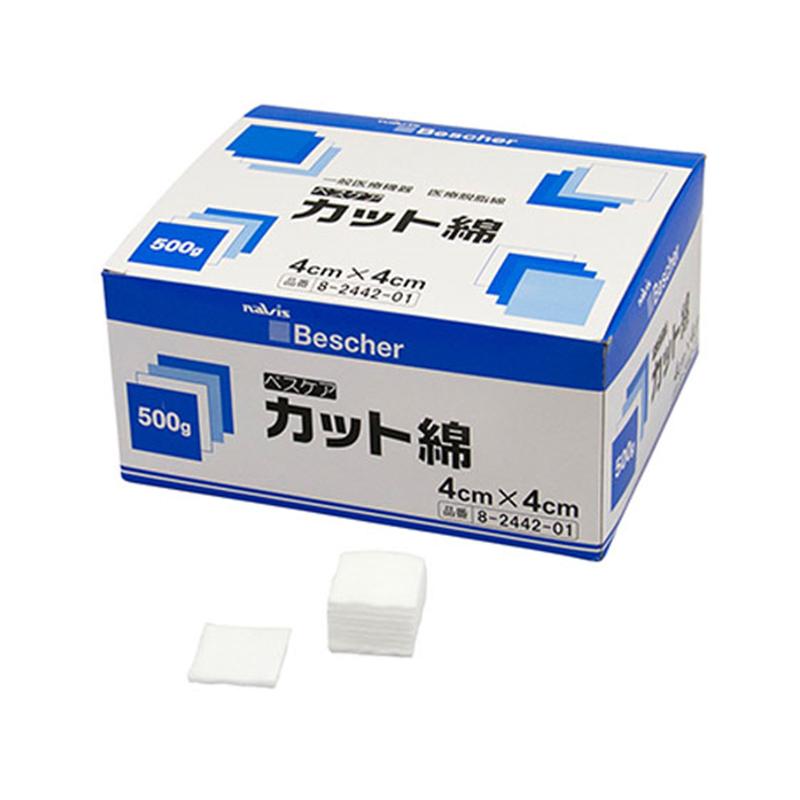 ベスケア ナビス ベスケア カット綿 40-500G 1箱（ご注文単位1箱）【直送品】